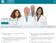 Tablet Screenshot of createivf.com